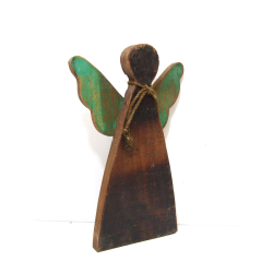 Anioł ze starego drewna 42cm XL